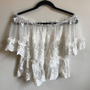 Lace off the Shoulder Top
